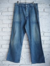 画像1: MAATEE&SONS US NAVY DENIM PANTS マーティーアンドサンズ  US NAVY デニムパンツ （MT4303-0217A） (1)