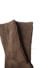 画像3: ROTOTO RECYCLED COTTON MARL SOCKS ロトト リサイクルコットンソックス（R1538-242） (3)