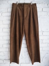 画像1: A.PRESSE Suede Trousers アプレッセ スウェードトラウザース(24AAP-04-01H ) (1)