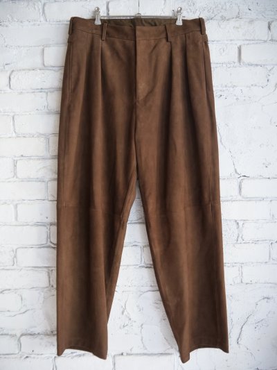 画像1: A.PRESSE Suede Trousers アプレッセ スウェードトラウザース(24AAP-04-01H )