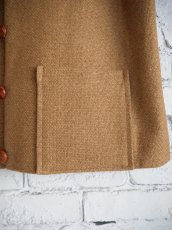 画像4: HERILL Cashmere linenmat Chimayo vest  ヘリル カシミヤリネンマットチマヨベスト  (24-011-HL-8090-30) (4)