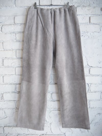 画像1: HERILL Lamb suede Easypants ヘリル ラムスエードイージーパンツ(24-030-HL-8080-30)