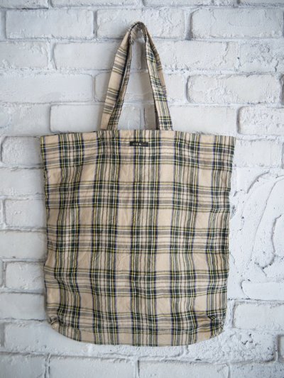 画像1: R&D.M.Co- / OLDMAN'S TAILOR TARTAN CHECK BAG  アールアンドディーエムコーオールドマンズテーラー タータンチェックバッグ（6961）