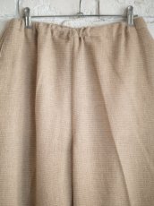 画像2: HERILL Cashmere waffle Easypants ヘリル カシミヤワッフルイージーパンツ(24-030-HL-8120-30) (2)