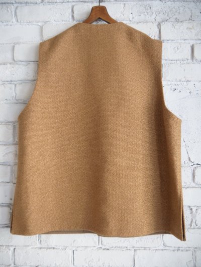 画像3: HERILL Cashmere linenmat Chimayo vest  ヘリル カシミヤリネンマットチマヨベスト  (24-011-HL-8090-30)