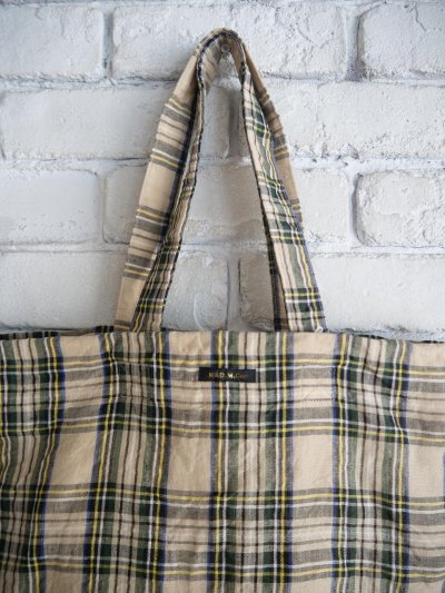 画像2: R&D.M.Co- / OLDMAN'S TAILOR TARTAN CHECK BAG  アールアンドディーエムコーオールドマンズテーラー タータンチェックバッグ（6961）