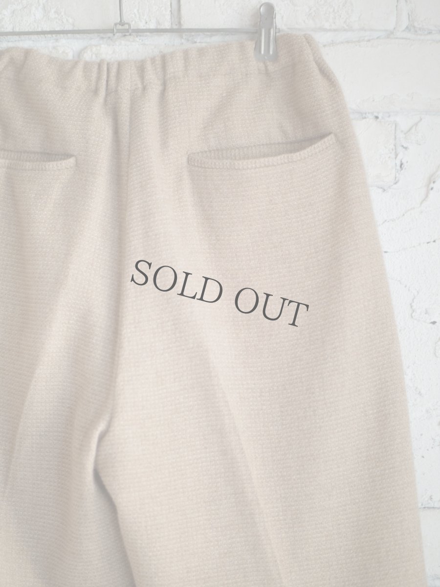 画像6: HERILL Cashmere waffle Easypants ヘリル カシミヤワッフルイージーパンツ(24-030-HL-8120-30) (6)