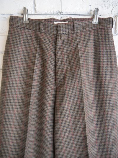 画像2: blurhms（ユニセックス）Classic Houndstooth Trousers ブラームス クラシックハウンドトゥーストラウザース（BHS24F006Hdt）