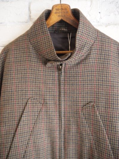 画像2: blurhms Classic Houndstooth Harrington Jacket ブラームス クラシックハウンドトゥースハリントンジャケット（BHS24F027Hdt）