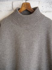 画像2: Slopeslow Wool French Terryturtle neck sweatshirt スロープスロウ  タートルネックスウェットシャツ（1243018） (2)