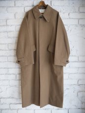 画像1: blurhms （レディース）Tweed Sniper Cape Collar Coat ブラームス ツイードスナイパーケープカラーコート（BHS24F016WTw） (1)