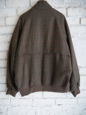 画像6: blurhms Classic Houndstooth Harrington Jacket ブラームス クラシックハウンドトゥースハリントンジャケット（BHS24F027Hdt） (6)