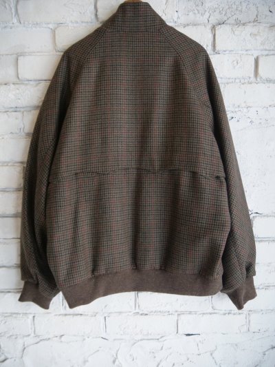 画像3: blurhms Classic Houndstooth Harrington Jacket ブラームス クラシックハウンドトゥースハリントンジャケット（BHS24F027Hdt）