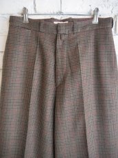 画像2: blurhms（ユニセックス）Classic Houndstooth Trousers ブラームス クラシックハウンドトゥーストラウザース（BHS24F006Hdt） (2)