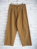 24ss OUTIL アシンメトリー トラウザー ワンタック ツータック パンツ 24ss OUTIL アシンメトリー トラウザー ワンタック ツータック