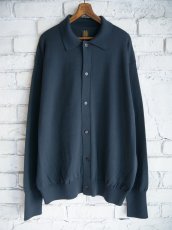 画像1: BATONER 【MEN'S】バトナー ベビーウールポロカーディガン （BN-24FM-027） (1)