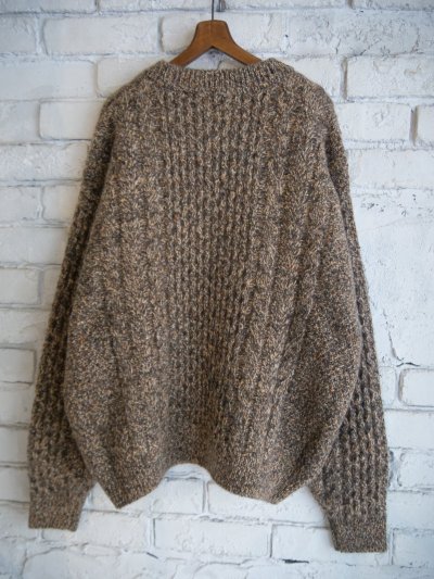 画像3: HERILL Cashmere nep Cable Sweater ヘリル カシミヤネップケーブルセーター (24-080-HL-8200-30)