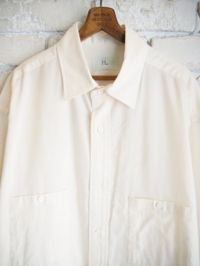 画像2: HERILL Cotton Cashmere Workshirts ヘリル コットンカシミヤワークシャツ (24-050-HL-8040-30)