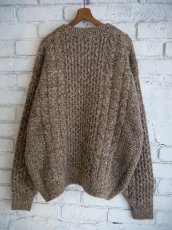 画像6: HERILL Cashmere nep Cable Sweater ヘリル カシミヤネップケーブルセーター (24-080-HL-8200-30) (6)