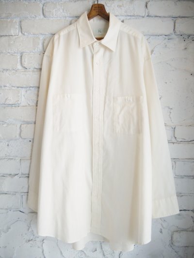 画像1: HERILL Cotton Cashmere Workshirts ヘリル コットンカシミヤワークシャツ (24-050-HL-8040-30)