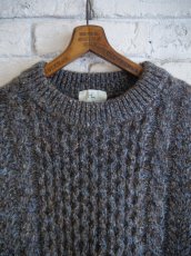 画像2: HERILL Cashmere nep Cable Sweater ヘリル カシミヤネップケーブルセーター (24-080-HL-8200-30) (2)