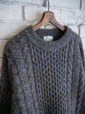 画像3: HERILL Cashmere nep Cable Sweater ヘリル カシミヤネップケーブルセーター (24-080-HL-8200-30) (3)