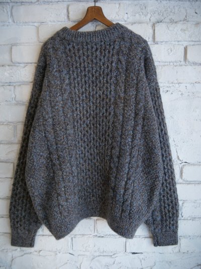 画像3: HERILL Cashmere nep Cable Sweater ヘリル カシミヤネップケーブルセーター (24-080-HL-8200-30)