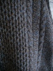 画像4: HERILL Cashmere nep Cable Sweater ヘリル カシミヤネップケーブルセーター (24-080-HL-8200-30) (4)