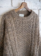 画像3: HERILL Cashmere nep Cable Sweater ヘリル カシミヤネップケーブルセーター (24-080-HL-8200-30) (3)