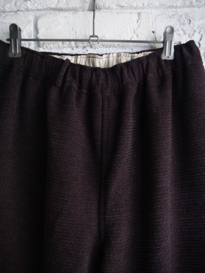 画像2: Gorsch Wool Rayon Velvet Yam Easy Trousers ゴーシュ ウールレーヨンベルベットイージートラウザー (12-2ND-TR03-RV)