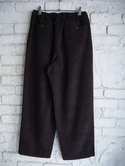 画像3: Gorsch Wool Rayon Velvet Yam Easy Trousers ゴーシュ ウールレーヨンベルベットイージートラウザー (12-2ND-TR03-RV)