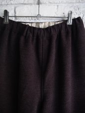 画像2: Gorsch Wool Rayon Velvet Yam Easy Trousers ゴーシュ ウールレーヨンベルベットイージートラウザー (12-2ND-TR03-RV) (2)