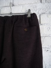 画像5: Gorsch Wool Rayon Velvet Yam Easy Trousers ゴーシュ ウールレーヨンベルベットイージートラウザー (12-2ND-TR03-RV) (5)