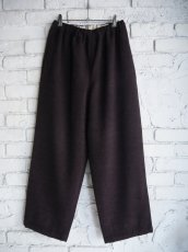 画像1: Gorsch Wool Rayon Velvet Yam Easy Trousers ゴーシュ ウールレーヨンベルベットイージートラウザー (12-2ND-TR03-RV) (1)