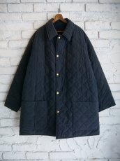 画像1: A.PRESSE Silk Taffeta Quilted Coat  アプレッセ シルクタフタキルティングコート (24AAP-01-19H) (1)