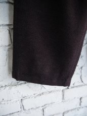 画像4: Gorsch Wool Rayon Velvet Yam Easy Trousers ゴーシュ ウールレーヨンベルベットイージートラウザー (12-2ND-TR03-RV) (4)