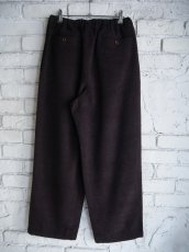 画像6: Gorsch Wool Rayon Velvet Yam Easy Trousers ゴーシュ ウールレーヨンベルベットイージートラウザー (12-2ND-TR03-RV) (6)