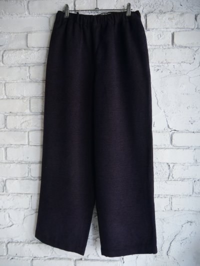 画像1: Gorsch Wool Rayon Velvet Yam Easy Trousers ゴーシュ ウールレーヨンベルベットイージートラウザー (12-2ND-TR03-RV)