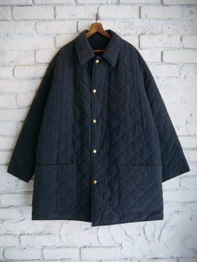 画像1: A.PRESSE Silk Taffeta Quilted Coat  アプレッセ シルクタフタキルティングコート (24AAP-01-19H)