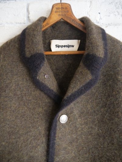 画像2: Slopeslow Boild Cashmere Shetland Knit スロープスロウ ウールカシミヤチロリアンニット（1243025）