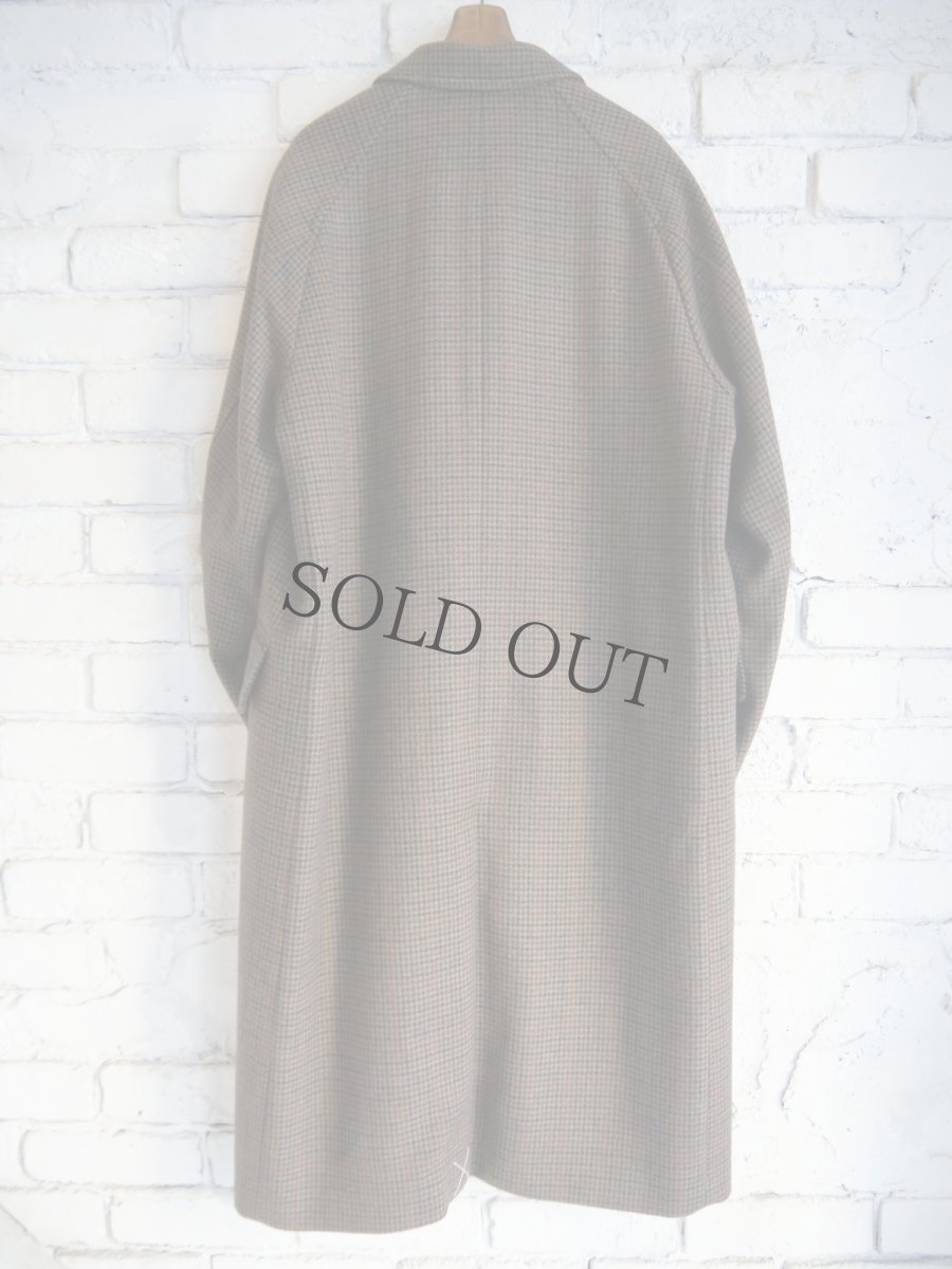 画像5: blurhms Classic Houndstooth Double-Breasted Coat ブラームス クラシックハウンドトゥースダブルブレストコート（BHS24F004Hdt） (5)