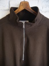 画像2: blurhms Co/Silk Nep Harf-Zip ブラームス コットンシルクネップハーフジップ (BHS24F038Si) (2)