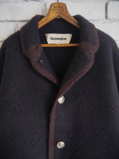 画像2: Slopeslow Boild Cashmere Shetland Knit スロープスロウ ウールカシミヤチロリアンニット（1243025）