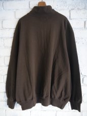 画像4: blurhms Co/Silk Nep Harf-Zip ブラームス コットンシルクネップハーフジップ (BHS24F038Si) (4)