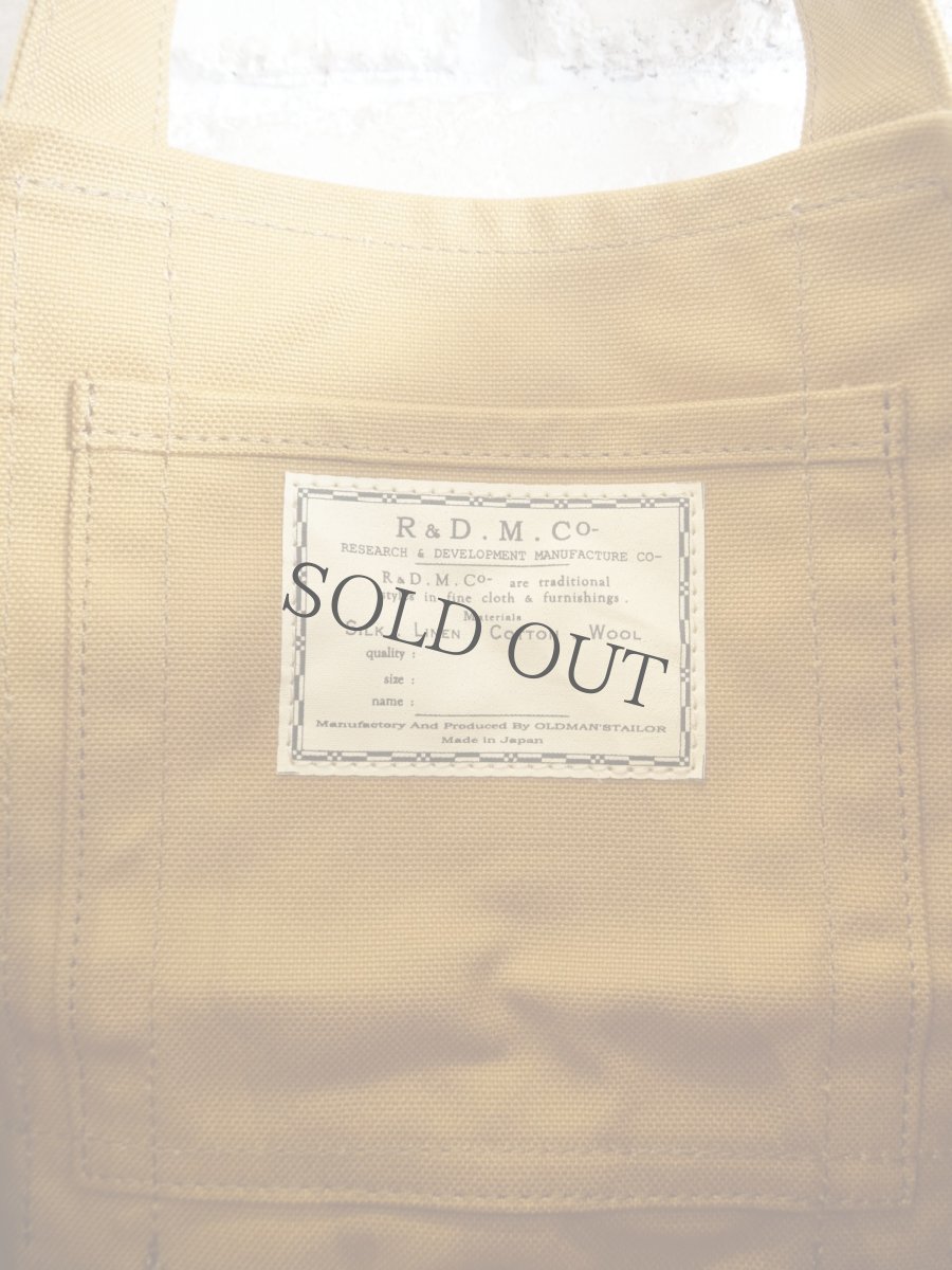 画像4: R&D.M.Co- / OLDMAN'S TAILOR TOTE BAG（S）オールドマンズテーラー アールアンドディーエムコー トートバッグ S（6739） (4)