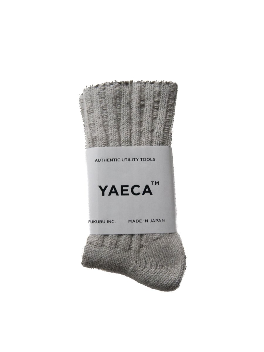 画像1: YAECA  COTTON ヤエカ コットンリブソックス  (34954) (1)