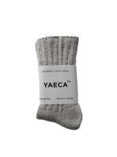 画像1: YAECA  COTTON  ヤエカ コットンリブソックス  (34954) (1)