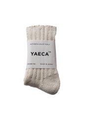 画像1: YAECA  COTTON ヤエカ コットンリブソックス  (34954) (1)