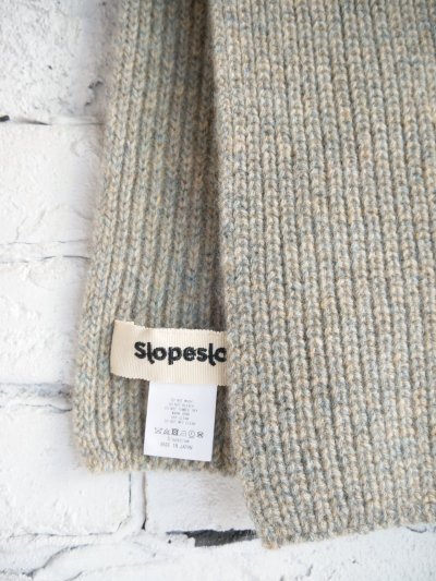 画像3: Slopeslow Brushed Yak/Shetland wool scarf スロープスロウ  ブラッシュドヤク/ シェットランドウール スカーフ（1243033）