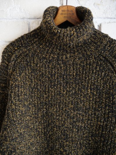 画像2: Slopeslow brushed yak / shetlandwool turtle neck sweater スロープスロウ ブラッシュドヤクシェットランドウールタートルネックセーター（1243014）